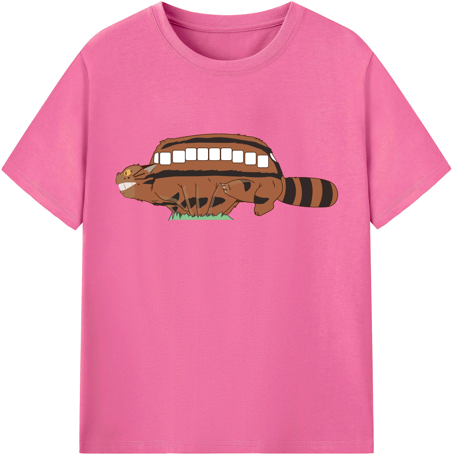 （画像用） となりのトトロ 草壁メイ 草壁サツキ My Neighbor Totoro Satsuki Kusakabe Mei Kusakabe レディースカジュアルプリントTシャツ（綿100％）